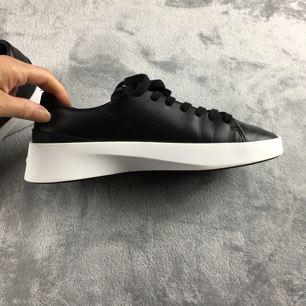 Wolf & Shepherd Cruise' Lo Black & White Sneakers Mens 7W Women 9W EU 40 Preppy - Picture 9 of 16
